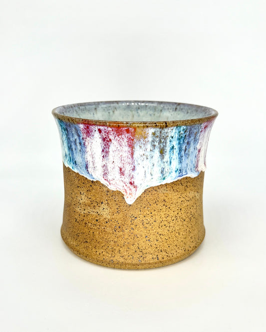 Flower Pot - Rainbow Drippy