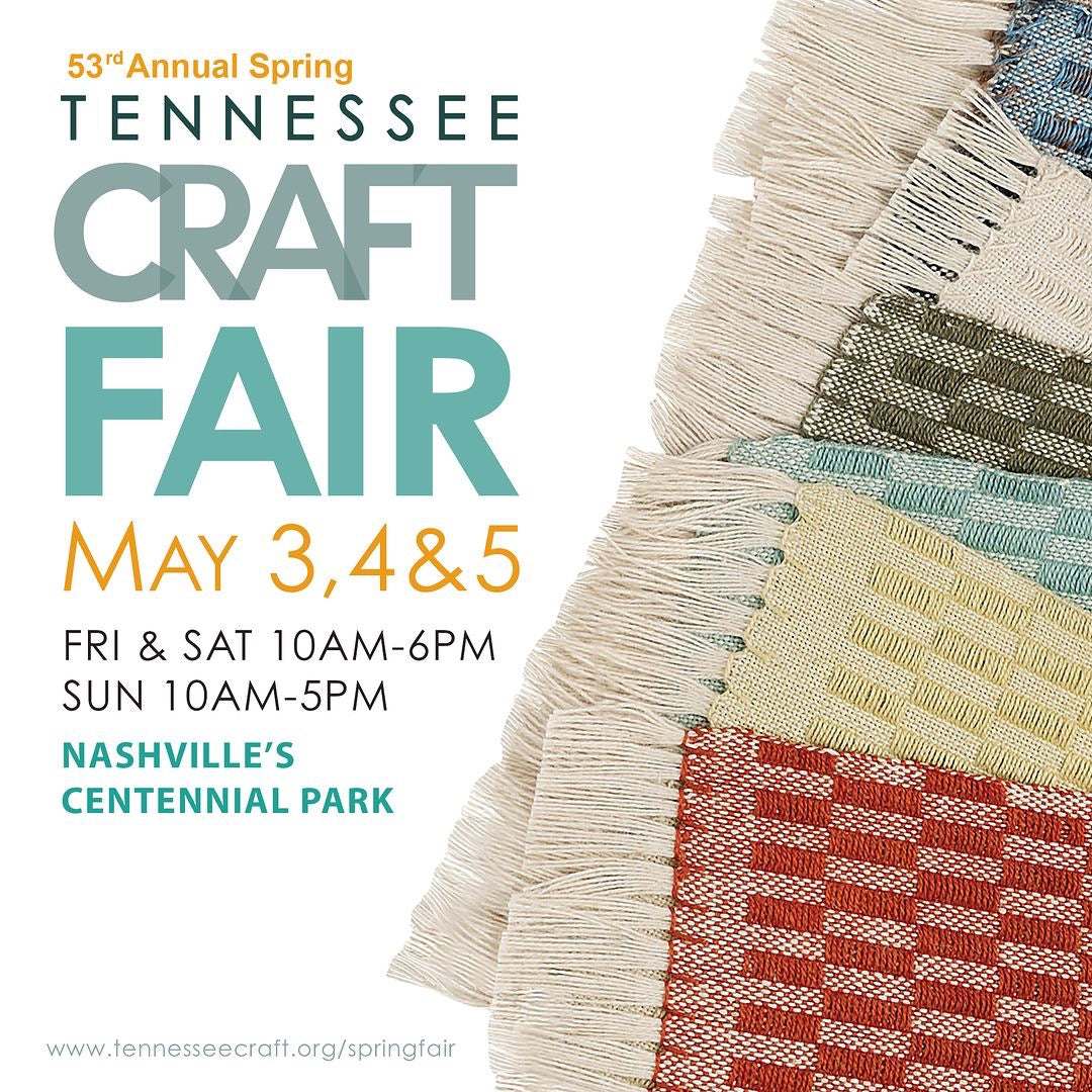 Tennessee Craft Fair May 3, 4 & 5, 2024 Slow Life Pottery