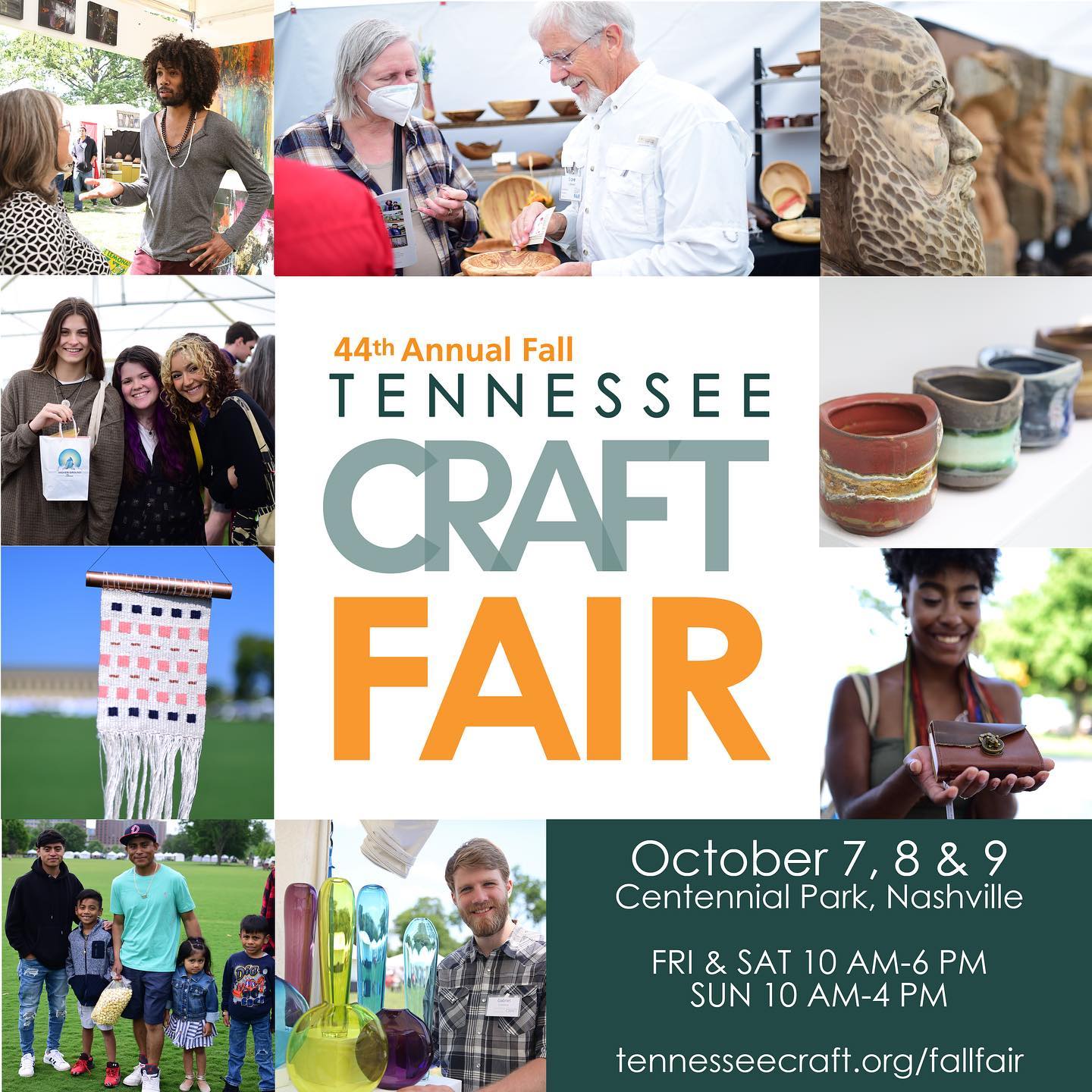 Tennessee Craft Fair October 7, 8 & 9, 2022 Slow Life Pottery