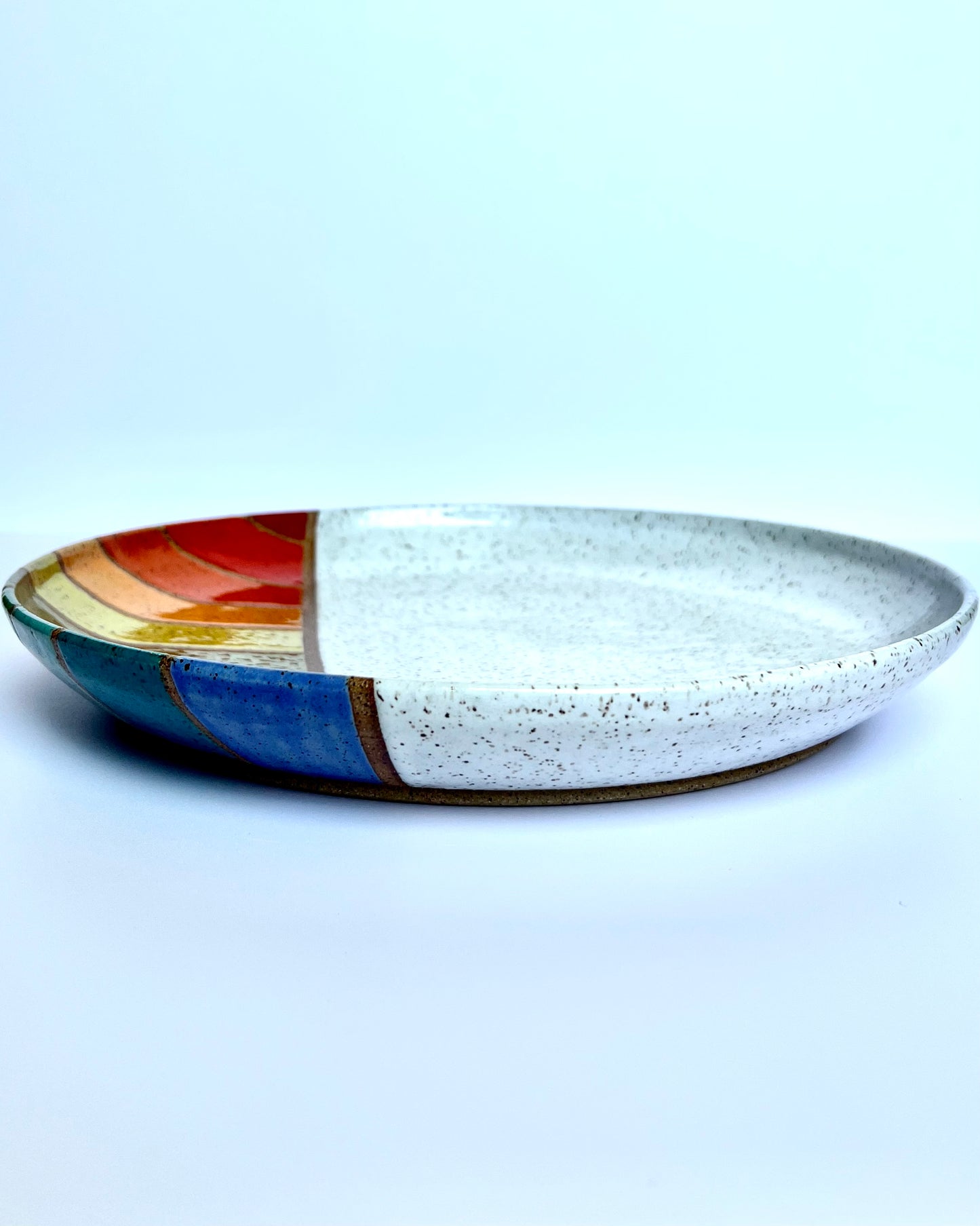 Serving Platter - Rainbow Stripes