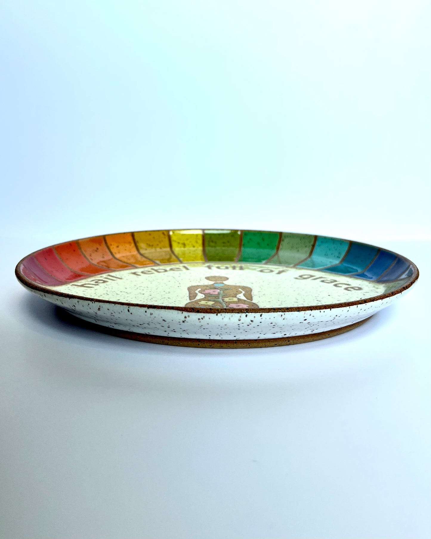 Serving Platter - Patron Saints Series - Hail Rebel Full of Grace
