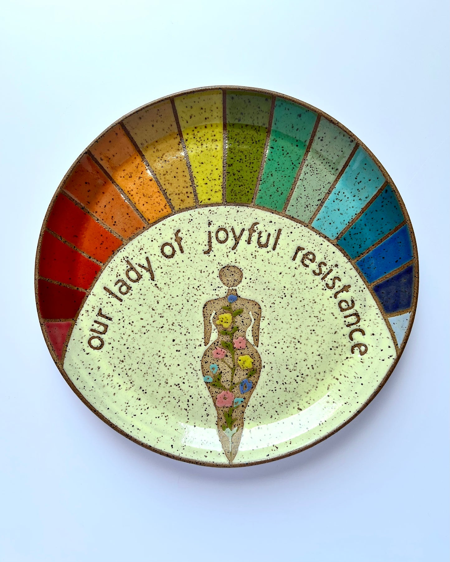 Serving Platter - Patron Saint Series - Our Lady of Joyful Resistance
