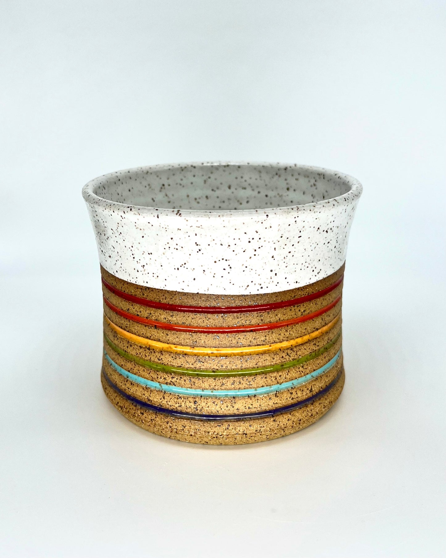 Flower Pot - Rainbow Inlay