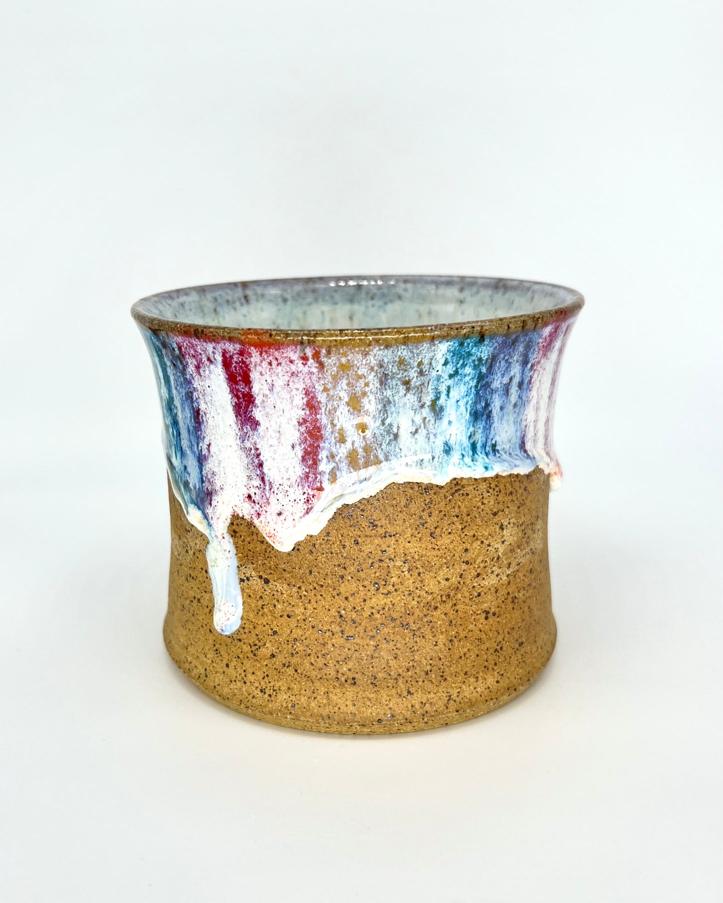 Flower Pot - Rainbow Drippy