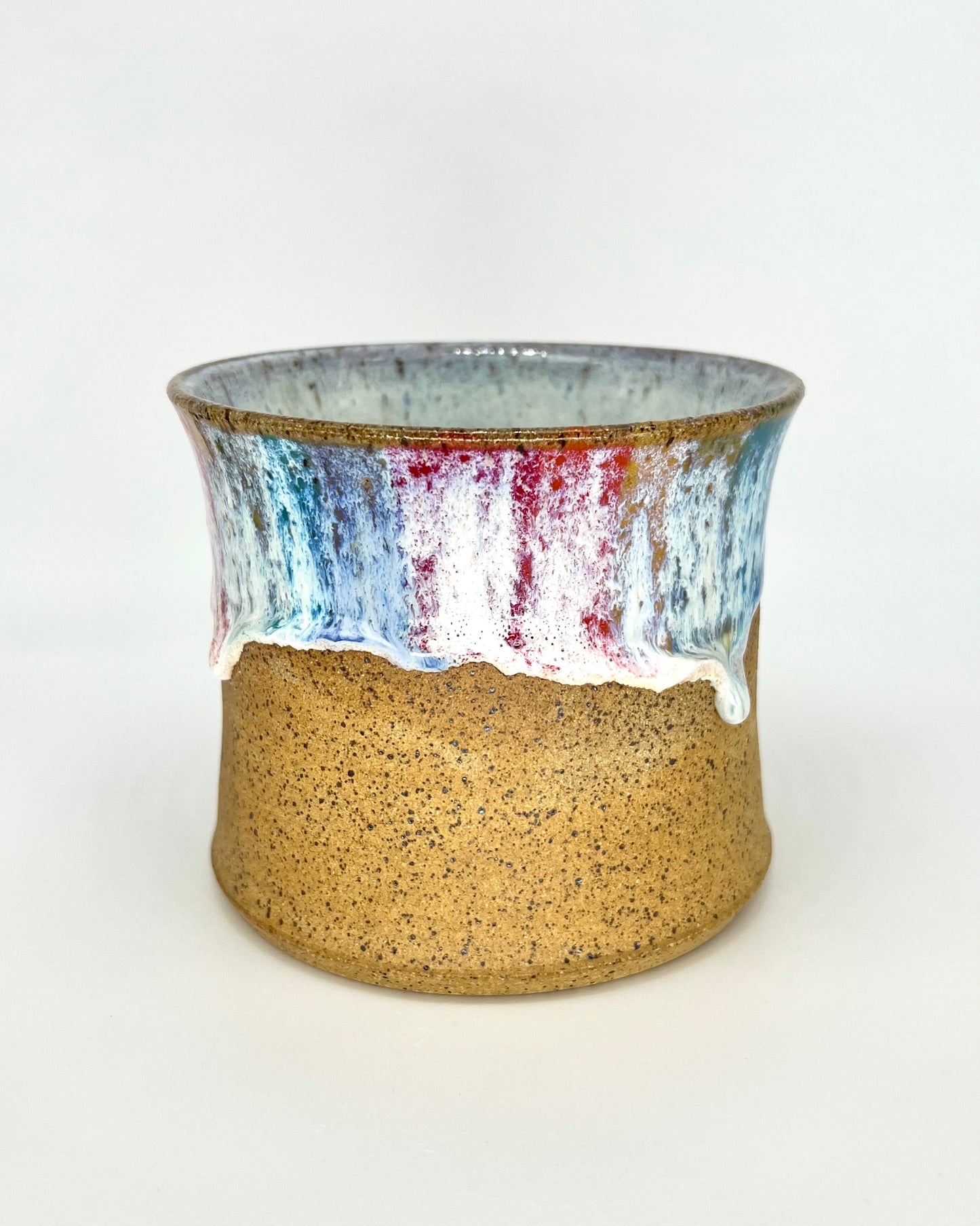 Flower Pot - Rainbow Drippy