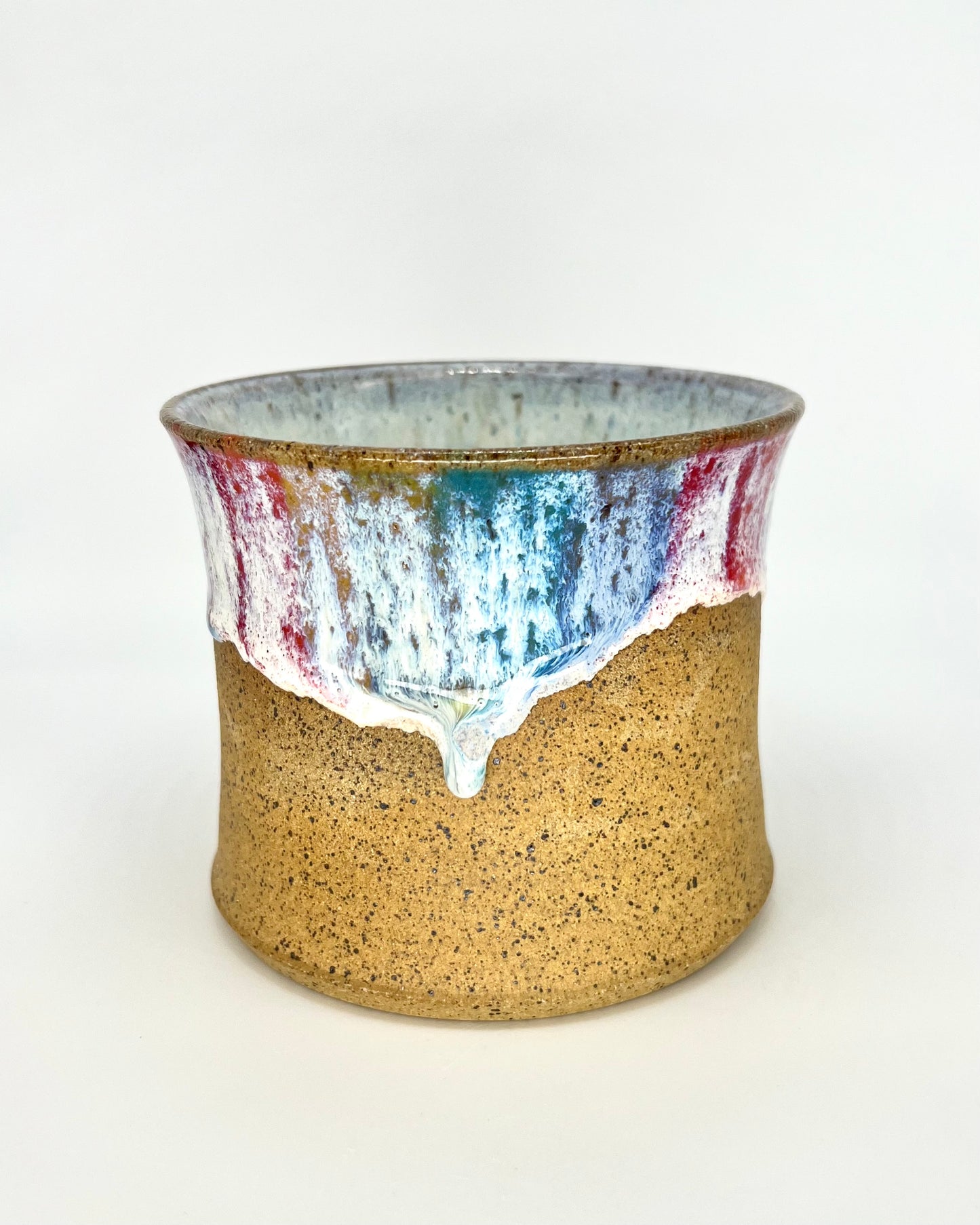 Flower Pot - Rainbow Drippy