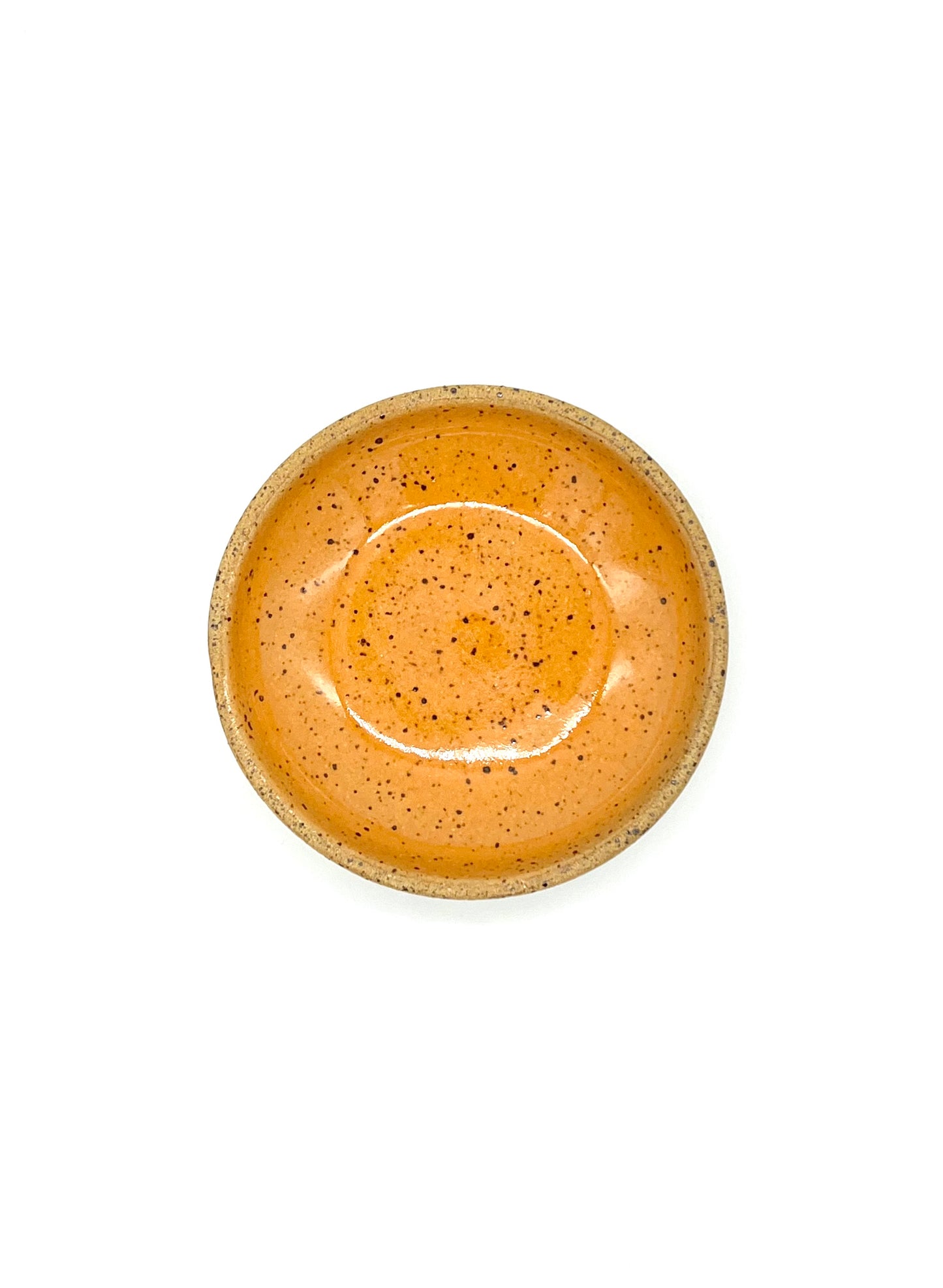 Spice/Tea Bag/Trinket Dish - Orange Speckle